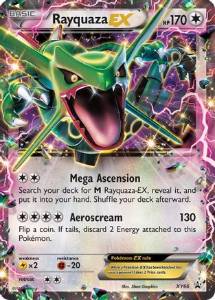 Rayquaza EX - XY66  - Promo - Holofoil