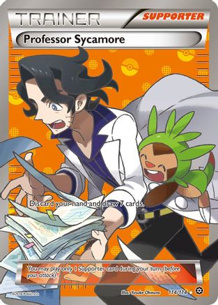 Professor Sycamore - 114/114 - Ultra Rare - Holofoil
