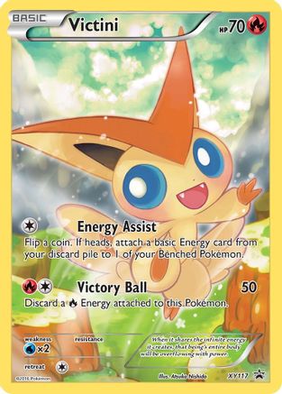 Victini - XY117  - Promo - Holofoil