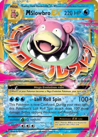 M Slowbro EX - 027/108 - Ultra Rare - Holofoil