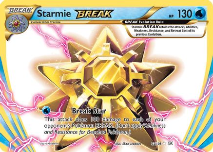 Starmie BREAK - 032/108 - Rare BREAK - Holofoil