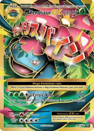 M Venusaur EX (Full Art) - 100/108 - Ultra Rare - Holofoil