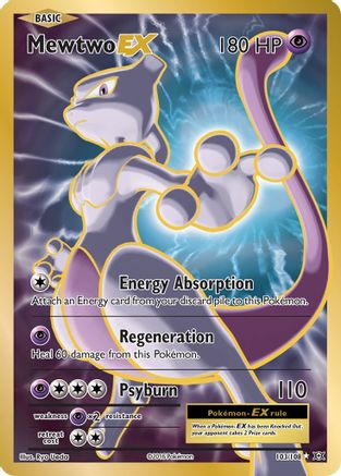 Mewtwo EX (Full Art) - 103/108 - Ultra Rare - Holofoil