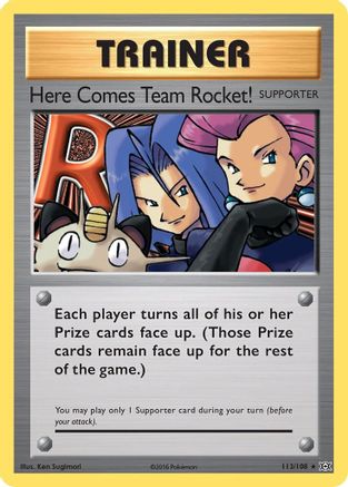 Here Comes Team Rocket! - 113/108 - Secret Rare - Normal