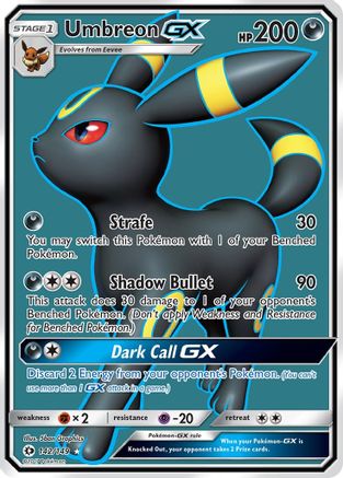 Umbreon GX (Full Art) - 142/149 - Ultra Rare - Holofoil