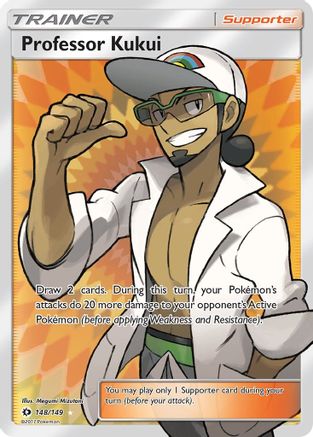 Professor Kukui (Full Art) - 148/149 - Ultra Rare - Holofoil