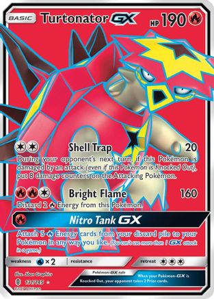 Turtonator GX (Full Art) - 131/145 - Ultra Rare - Holofoil