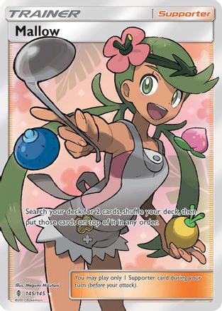Mallow (Full Art) - 145/145 - Ultra Rare - Holofoil