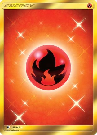 Fire Energy (Secret) - 167/147 - Secret Rare - Holofoil