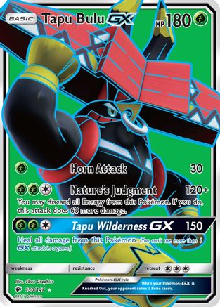Tapu Bulu GX (Full Art) - 130/147 - Ultra Rare - Holofoil