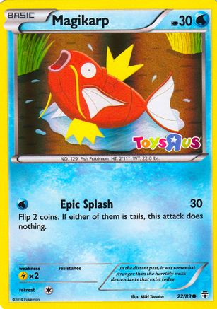 Magicarpe - 22/83 (Promo Toys R Us) - Promo - Brillante