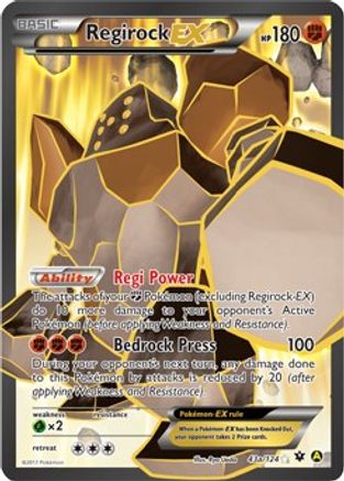 Regirock EX - 43a/124 - Promo - Holographique