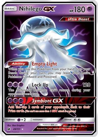 Nihilego GX - 049/111 - Ultra Rare - Holofoil