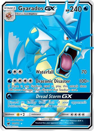 Gyarados GX (Full Art) - 101/111 - Ultra Rare - Holofoil