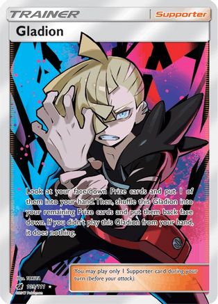 Gladion (Full Art) - 109/111 - Ultra Rare - Holofoil