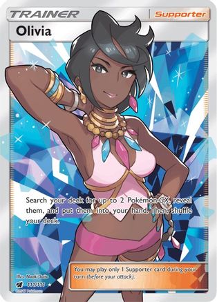 Olivia (Full Art) - 111/111 - Ultra Rare - Holofoil