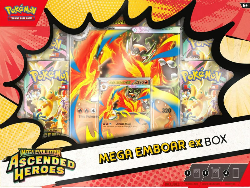 Pokémon - Évolution Méga - Héros Ascensionnés - Coffret Méga-Méganium/Aligatueur/Roigada ex