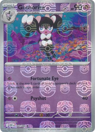 Gothorita (Motif Master Ball) - 042/086 - Commune - Holofoil