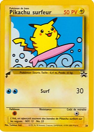 Pikachu (Surfing) - 028 - Promo - Normal