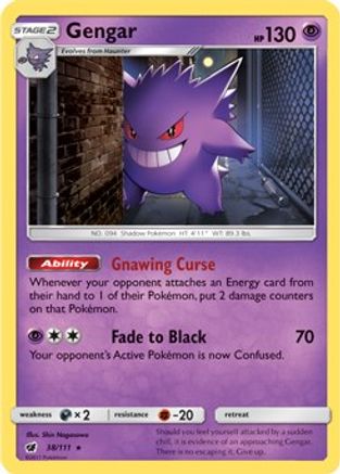 Gengar - 38/111 (Exclusivité Kit Pré-sortie) - Rare - Normale