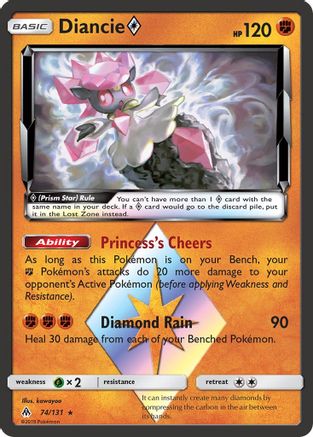 Diancie Prism Star - 074/131 - Prism Rare - Holofoil