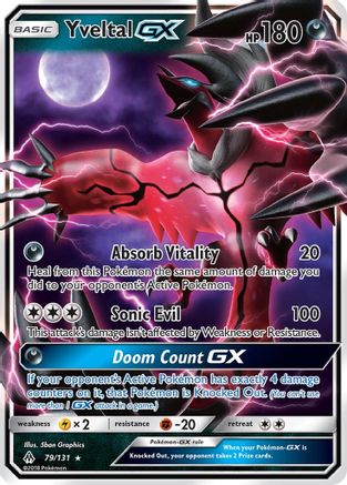 Yveltal GX - 079/131 - Ultra Rare - Holofoil