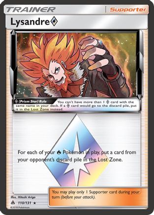 Lysandre Prism Star - 110/131 - Prism Rare - Holofoil