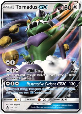 Tornadus GX - SM134  - Promo - Holofoil