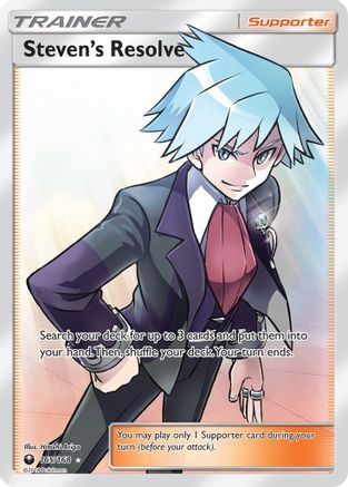 Steven's Resolve (Full Art) - 165/168 - Ultra Rare - Holofoil