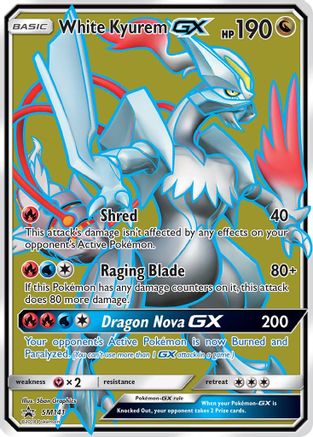 White Kyurem GX - SM141  - Promo - Holofoil