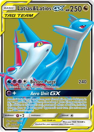 Latias & Latios GX (Full Art)  - Ultra Rare - Holofoil