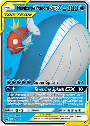 Magikarp & Wailord GX (Full Art)  - Ultra Rare - Holofoil