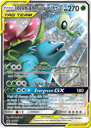 Celebi & Venusaur GX - SM167  - Promo - Holofoil