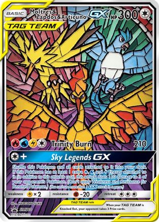 Moltres & Zapdos & Articuno GX - SM210/248 - Promo - Holofoil
