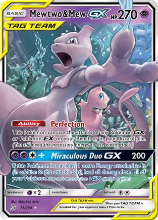 Mewtwo & Mew GX - 071/236 - Ultra Rare - Holofoil
