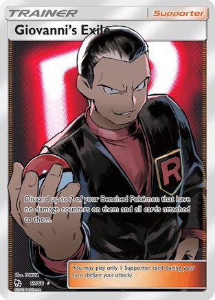 Giovanni's Exile (Full Art) - 067/68 - Ultra Rare - Holofoil