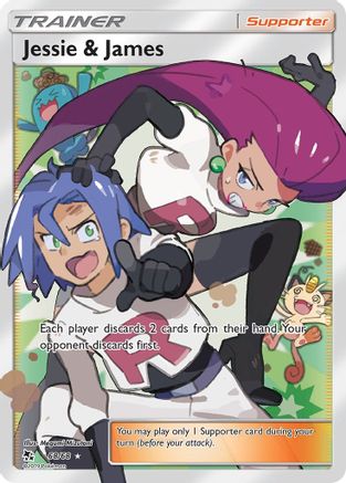 Jessie & James (Full Art) - 068/68 - Ultra Rare - Holofoil