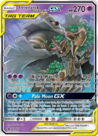 Trevenant & Dusknoir GX - SM217  - Promo - Holofoil