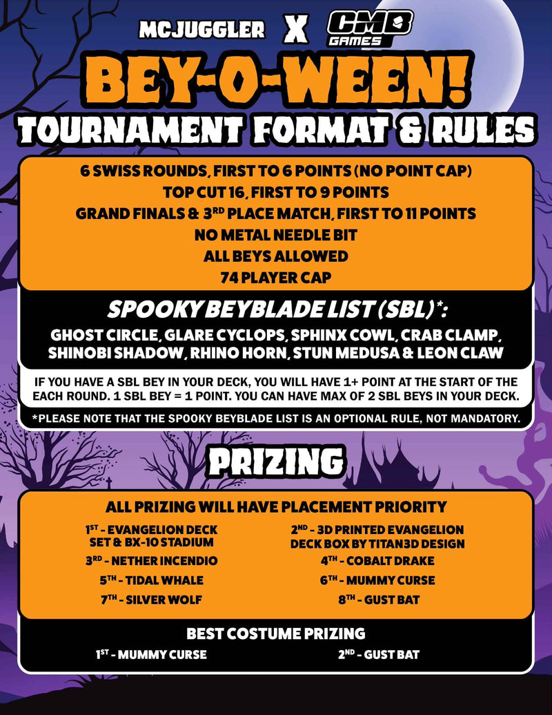 CMBGames x McJuggler : "BEY-O-WEEN!" Event