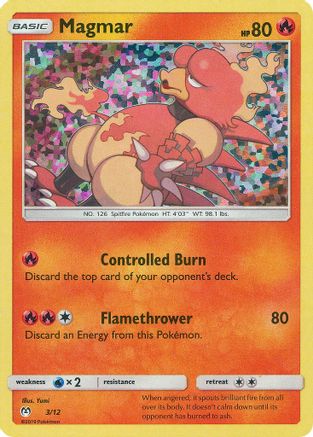 Magmar - 3/12  - Promo - Holofoil