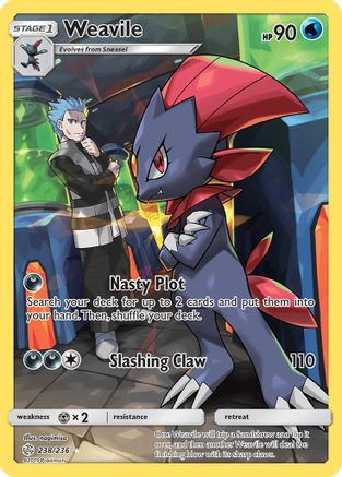 Weavile (Secret) - 238/236 - Secret Rare - Holofoil