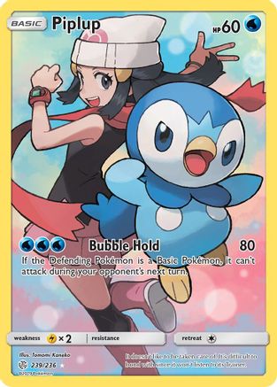 Piplup (Secret) - 239/236 - Secret Rare - Holofoil