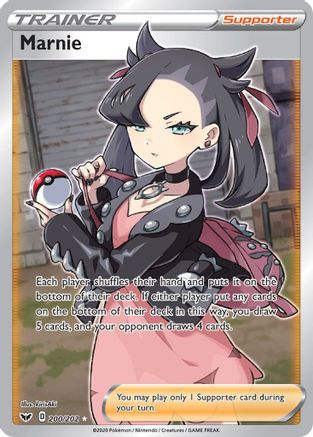 Marnie (Full Art) - 200/202 - Ultra Rare - Holofoil
