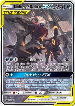 Umbreon & Darkrai GX - SM241  - Promo - Holofoil