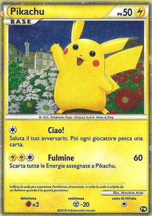 Pikachu (Italien) - 0PW - Promo - Holographique