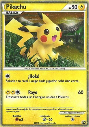 Pikachu (Spanish) - 0PW - Promo - Holofoil