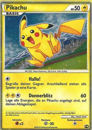 Pikachu (German) - 0PW - Promo - Holofoil