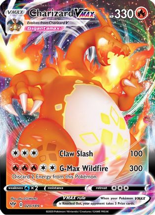 Charizard VMAX - 020/189 - Ultra Rare - Holofoil