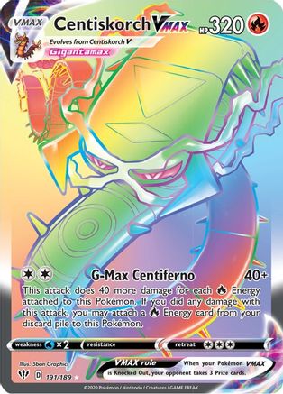 Centiskorch VMAX (Secret) - 191/189 - Secret Rare - Holofoil