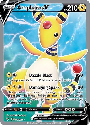 Ampharos V (Full Art) - 171/185 - Ultra Rare - Holofoil